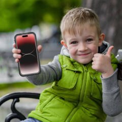 iPhone 15 Pro Max Kılıf 1-1 Su Geçirmez Kılıf Siyah