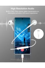İphone 15 15 Pro 15 Pro Max 16 Plus 16 16 Pro Max Uyumlu Kulaklık Type-c Uyumlu Tak Çalıştır Bluetooth Gerektirmez