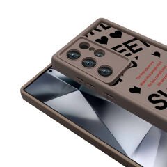 Samsung Galaxy S24 Ultra Kılıf Kamera Korumalı Baskılı Arka Yüzey Klas Kapak