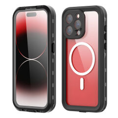 iPhone 15 Pro Kılıf 1-1 Su Geçirmez Kılıf Siyah