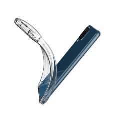 Samsung Galaxy M33 Kılıf Nitro Anti Shock Darbe Emici Köşe Korumalı Şeffaf Silikon Kapak Renksiz