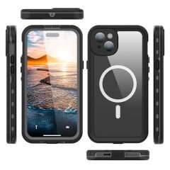 iPhone 15 Plus Kılıf 1-1 Su Geçirmez Kılıf Siyah