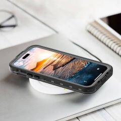 iPhone 15 Plus Kılıf 1-1 Su Geçirmez Kılıf Siyah