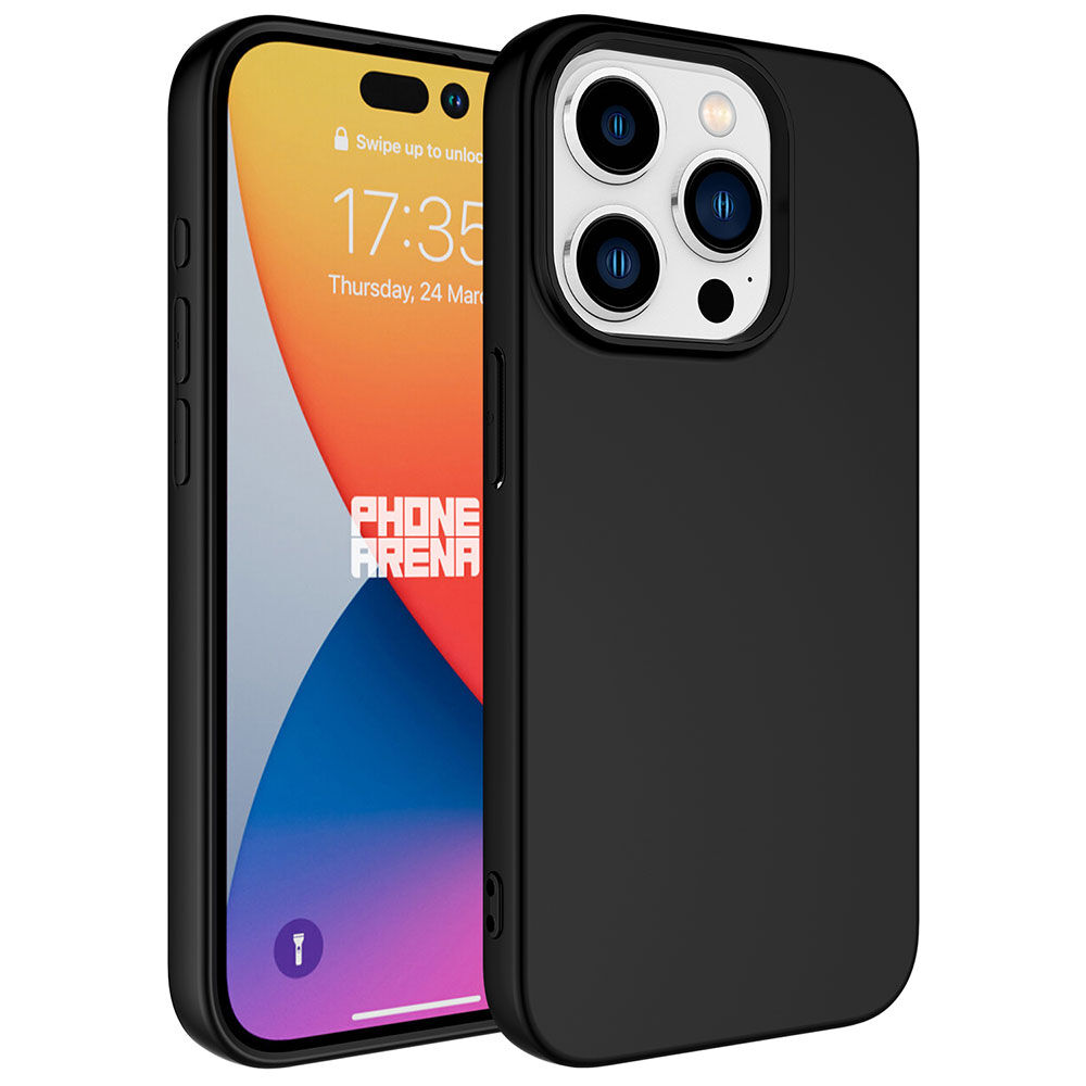 iPhone 15 Pro Max Kılıf LSR Lansman Kapak Kılıf Siyah