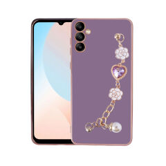 Samsung Galaxy A14 Kılıf El Tutamaçlı Kamera Korumalı Taka Silikon Kapak Kılıf