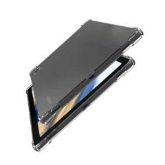 Samsung Galaxy Tab A8 10.5 SM-X200 (2021) Kılıf Zore Tablet Kılıf Nitro Anti Shock Darbe Emici Köşe Korumalı Şeffaf Silikon Kapak