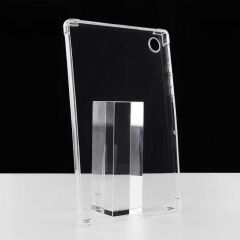 Samsung Galaxy Tab A8 10.5 SM-X200 (2021) Kılıf Zore Tablet Kılıf Nitro Anti Shock Darbe Emici Köşe Korumalı Şeffaf Silikon Kapak Renksiz