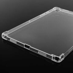 Samsung Galaxy Tab A8 10.5 SM-X200 (2021) Kılıf Zore Tablet Kılıf Nitro Anti Shock Darbe Emici Köşe Korumalı Şeffaf Silikon Kapak Renksiz