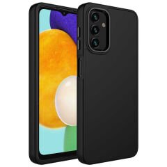 Samsung Galaxy A13 4G Kılıf Metal Çerçeve ve Buton Tasarımlı Silikon Luna Kapak
