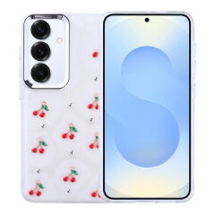Samsung Galaxy S24 Plus Kılıf Airbag Tasarımlı Simli Şeffaf Kutup Kapak