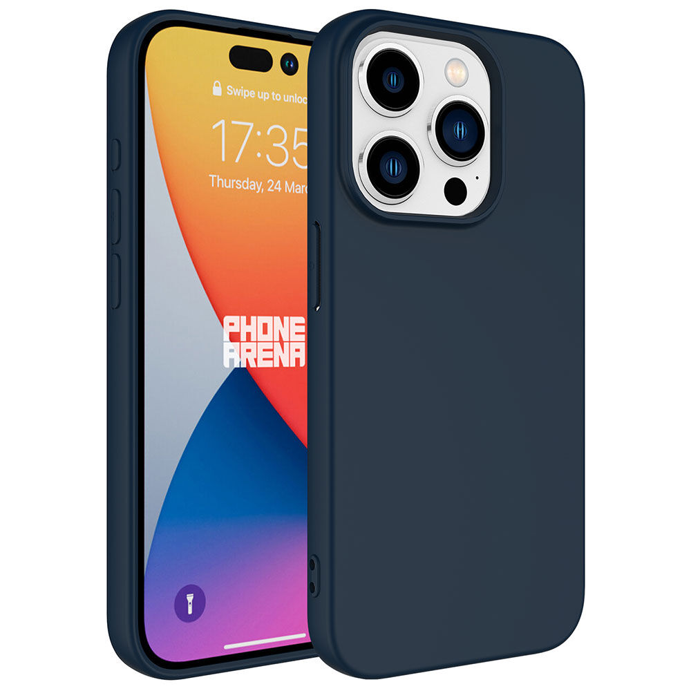 iPhone 15 Pro Max Kılıf LSR Lansman Kapak Kılıf Lacivert