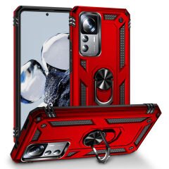 Xiaomi Mi 12T Kılıf Vega Tank Sert Yüzüklü Standlı Zırh Koruma Kapak