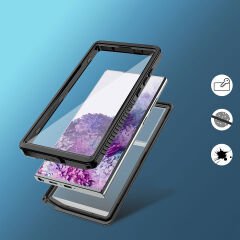 Samsung Galaxy S23 Ultra Kılıf 1-1 Su Geçirmez Kılıf Siyah