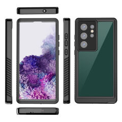 Samsung Galaxy S23 Ultra Kılıf 1-1 Su Geçirmez Kılıf Siyah