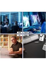 Mouse Pad Siyah Ergonomik Kaymaz Taban Ev,ofis,oyun (70X30)