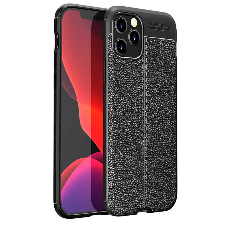 iPhone 12 Pro Max Kılıf Niss Silikon Kapak Siyah