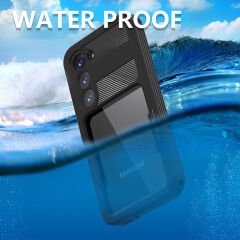 Samsung Galaxy S23 Plus Kılıf 1-1 Su Geçirmez Kılıf Siyah