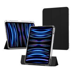 iPad Air 11 2024 Kılıf Magnetik Ayrılabilen Airbagli Sliding Tablet Kılıfı Lavender