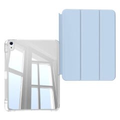 iPad Air 11 2024 Kılıf Magnetik Ayrılabilen Airbagli Sliding Tablet Kılıfı Lavender
