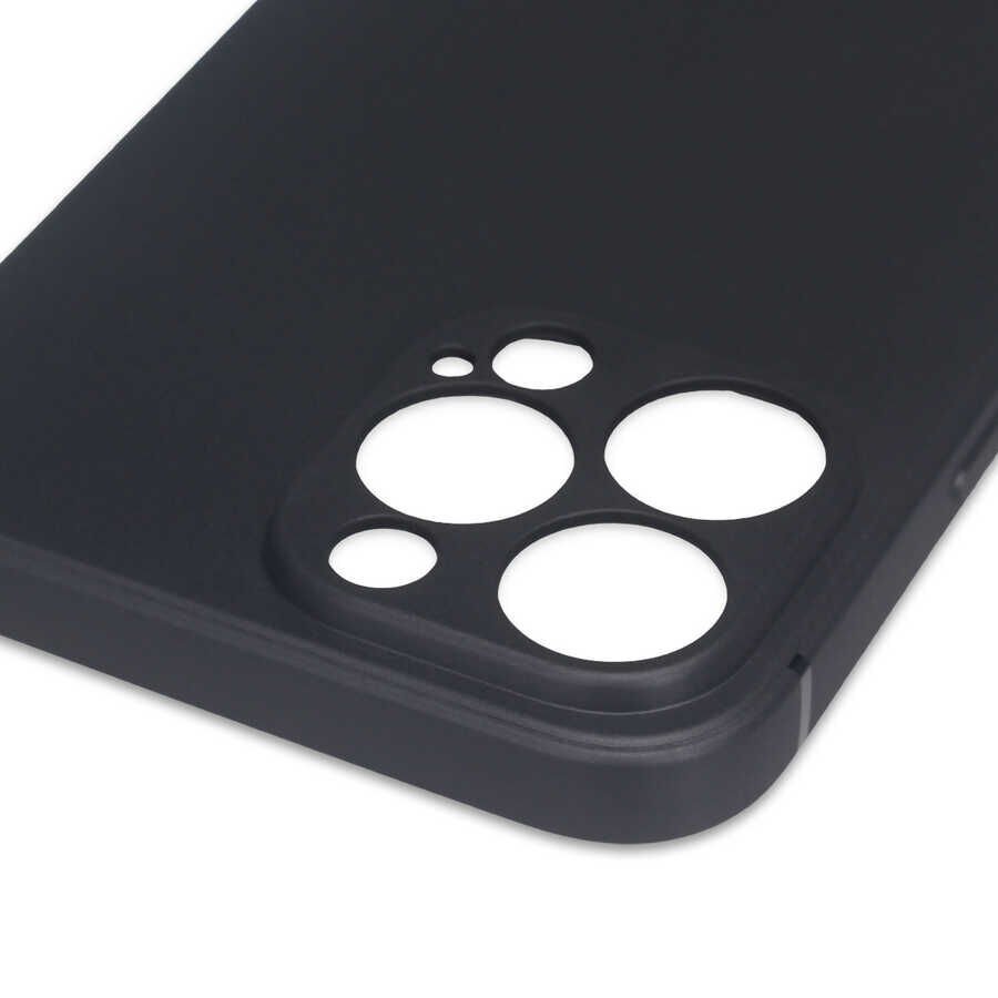 iPhone 13 Pro Kılıf Zore İmax Silikon Siyah