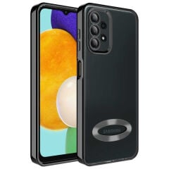 Samsung Galaxy A13 4G Kılıf Kamera Korumalı Logo Gösteren Omega Kapak