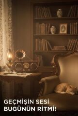 Nostaljik Bluetooth Hoparlör Retro Radyo Kablosuz Speaker TF Kart FM/AM/SW