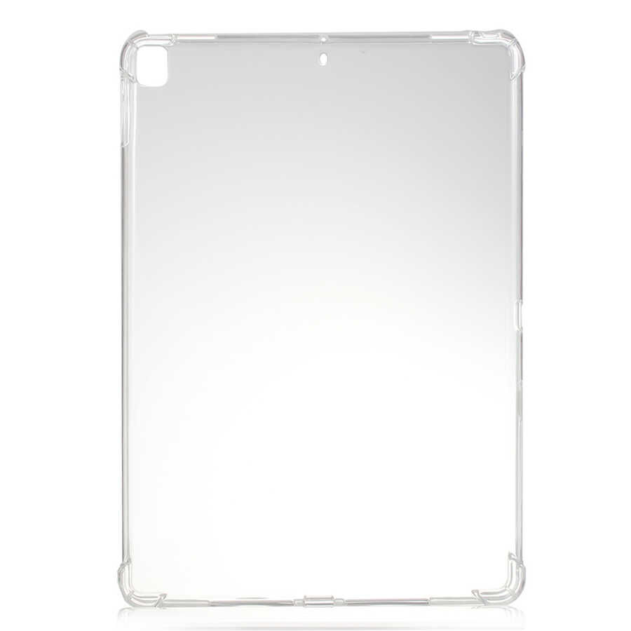 iPad 10.2 2021 (9.Nesil) Kılıf Nitro Anti Shock Darbe Emici Köşe Korumalı Şeffaf Silikon Kapak