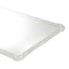 iPad 10.2 2021 (9.Nesil) Kılıf Nitro Anti Shock Darbe Emici Köşe Korumalı Şeffaf Silikon Kapak Renksiz