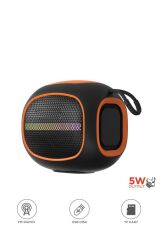 Bluetooth Hoparlör Taşınabilir Kablosuz Speaker FM Radyo USB TF Kart 5W D90