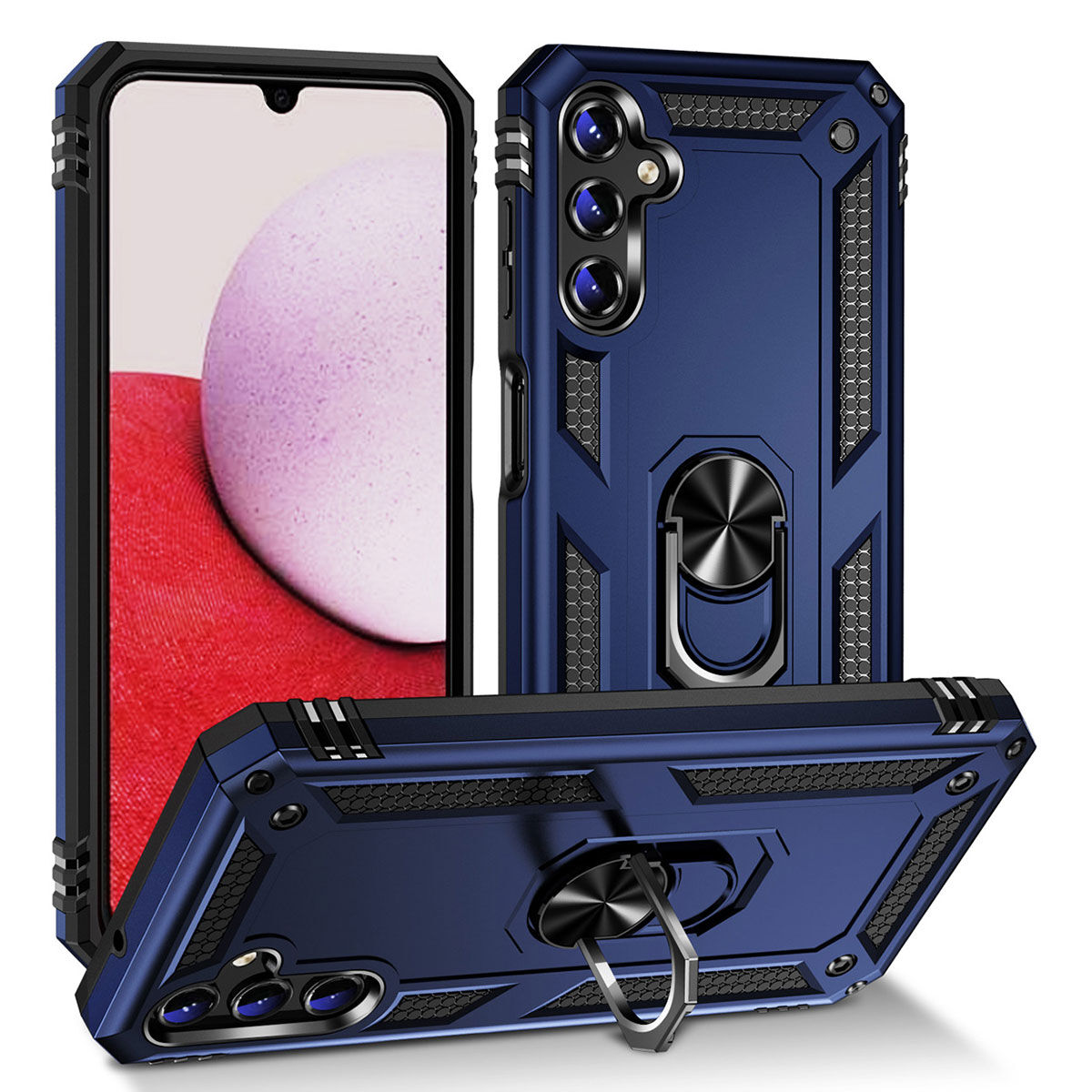 Samsung Galaxy A14 Kılıf Vega Kapak Kılıf Mavi