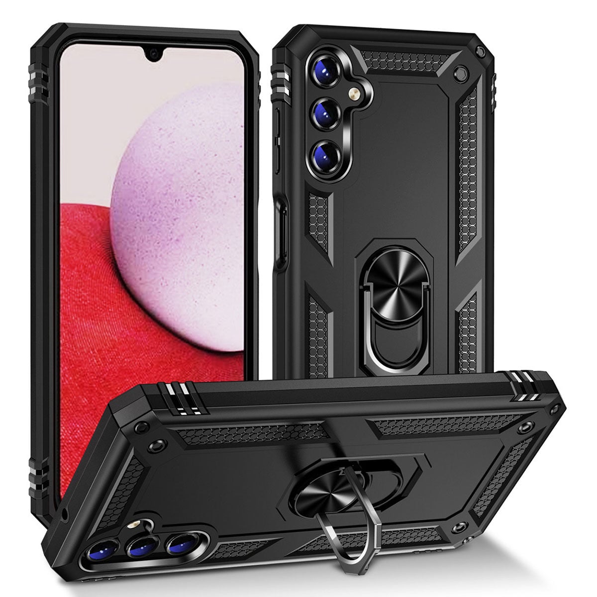 Samsung Galaxy A14 Kılıf Vega Kapak Kılıf Siyah
