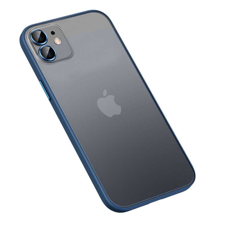 iPhone 11 Kılıf Retro Kapak Lacivert