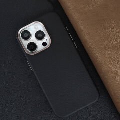 iPhone 15 Pro Max Kılıf Magsafe Şarj Özellikli PU Deri Adora Kapak