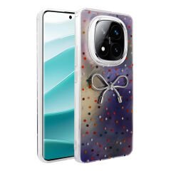 Xiaomi Redmi Note 14 Pro 4G Kılıf Kamera Korumalı Figürlü Ponti Silikon Kapak Lila
