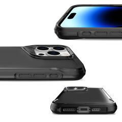 iPhone 15 Pro Kılıf  T-Max Kapak Koyu Gri