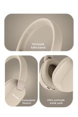 Bluetooth Kulaklık Kulak Üstü Kablosuz Kulaklık HD50