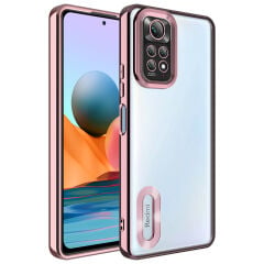 Xiaomi Redmi Note 11S Global Kılıf Kamera Korumalı Logo Gösteren Omega Kapak kılıf