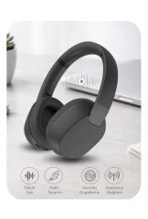 Bluetooth Kulaklık Kulak Üstü Kablosuz Kulaklık HD50 Siyah