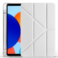 Xiaomi Redmi Pad SE 8.7 Kılıf Tri Folding Kalem Bölmeli Standlı Kılıf Lacivert