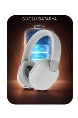 Bluetooth Kulaklık Kulak Üstü Kablosuz Kulaklık HD50 Gri