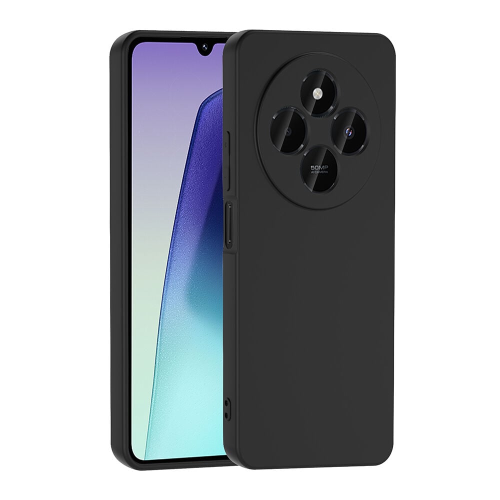 Xiaomi Redmi 14C 4G Kılıf Kamera Korumali Mara Lansman Kapak Siyah