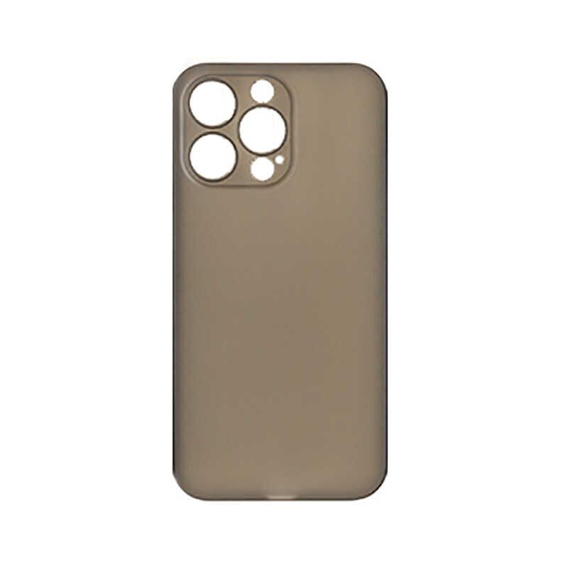 iPhone 13 Pro Max Kılıf Eko PP Kapak Füme