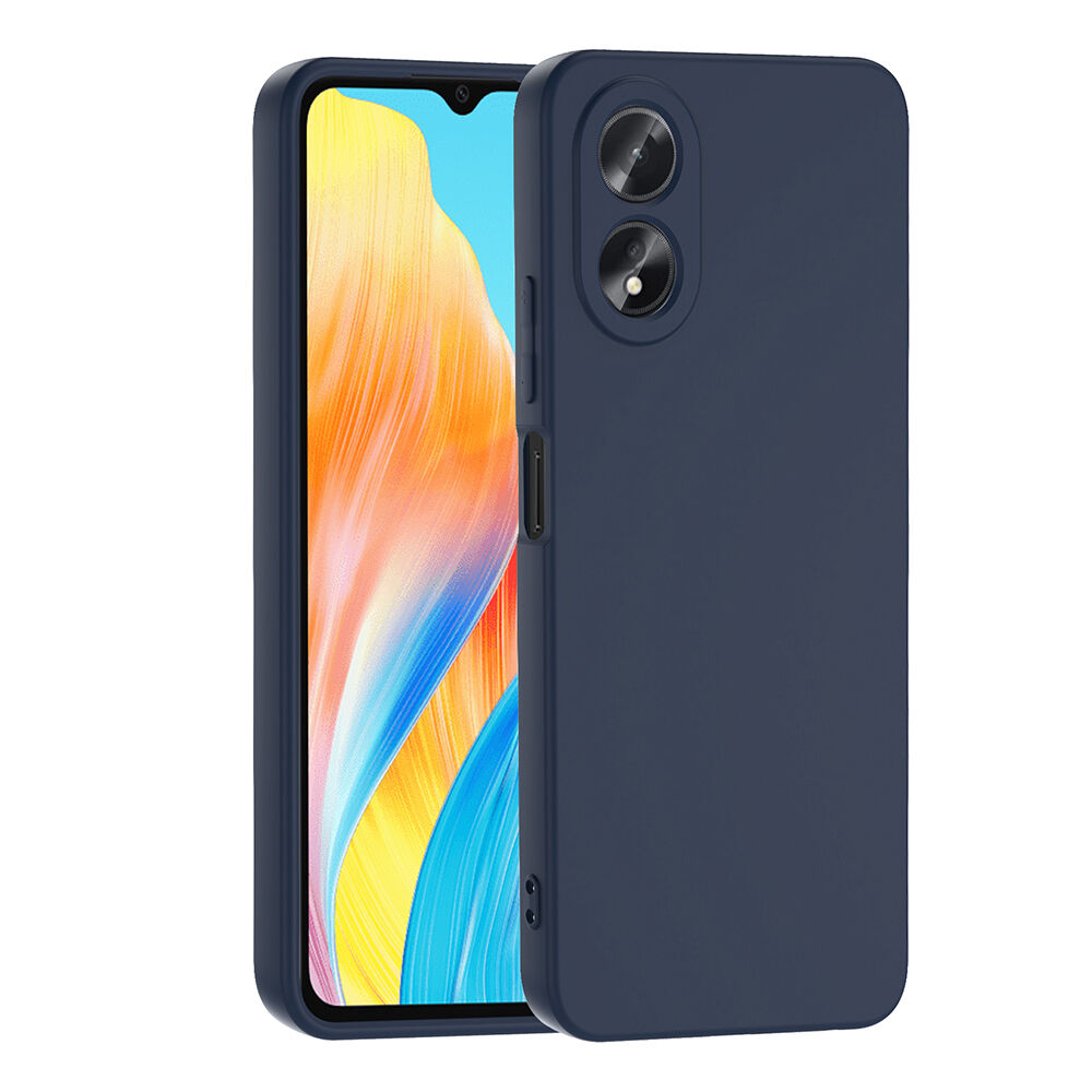 Oppo A38 Kılıf Kamera Korumali Mara Lansman Kapak Lacivert