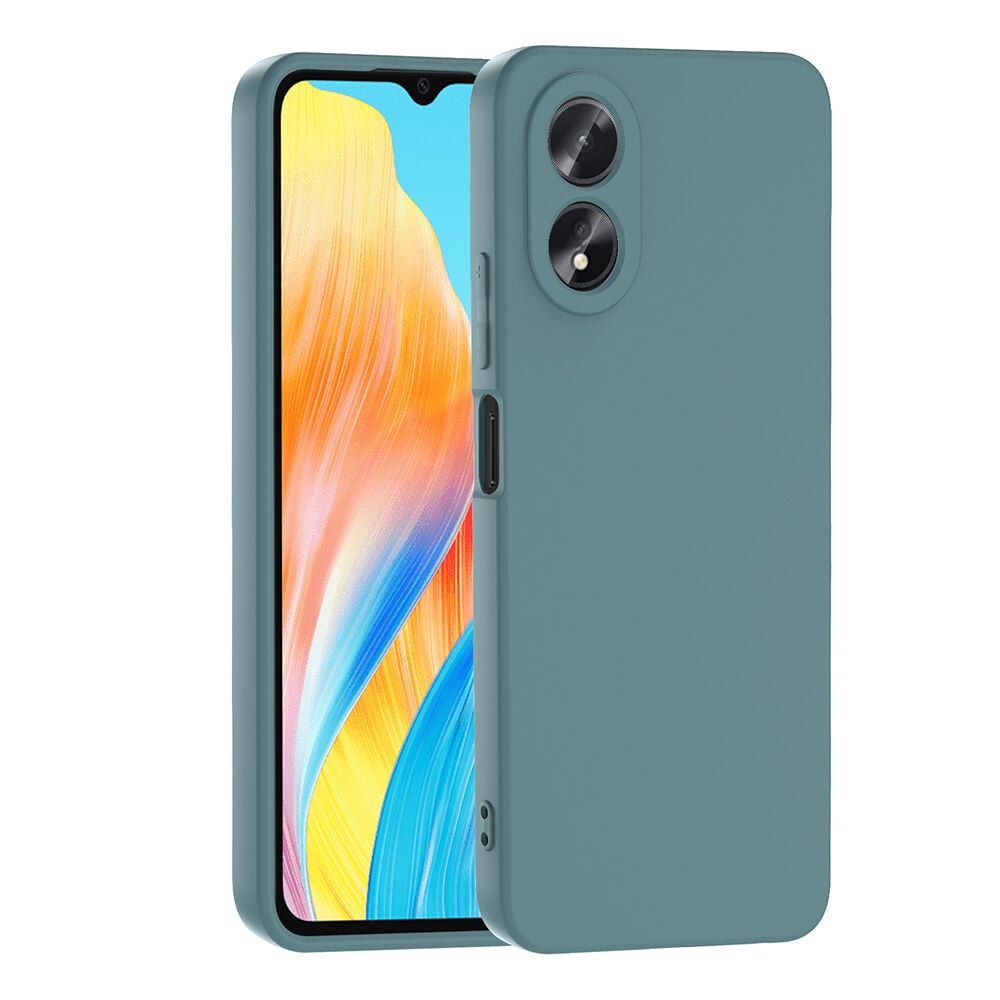 Oppo A38 Kılıf Kamera Korumali Mara Lansman Kapak Koyu Yeşil