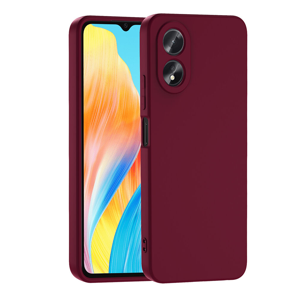 Oppo A38 Kılıf Kamera Korumali Mara Lansman Kapak Koyu Mor
