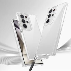 Samsung Galaxy S24 Ultra Kılıf Airbagli Takılabilir Askı Aparatlı Snap Silikon Kapak