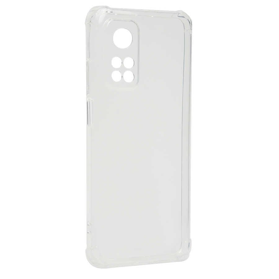 Xiaomi Mi 10T Pro 5G Kılıf Nitro Anti Shock Darbe Emici Köşe Korumalı Şeffaf Silikon Kapak Renksiz