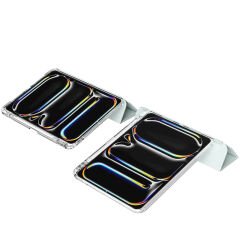 iPad Pro 11 2024 Kılıf Magnetik Ayrılabilen Airbagli Sliding Tablet Kılıfı Koyu Yeşil