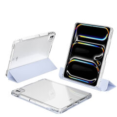 iPad Pro 11 2024 Kılıf Magnetik Ayrılabilen Airbagli Sliding Tablet Kılıfı Siyah