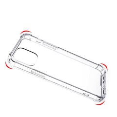iPhone 14 Pro Max Kılıf Nitro Anti Shock Darbe Emici Köşe Korumalı Şeffaf Silikon Kapak